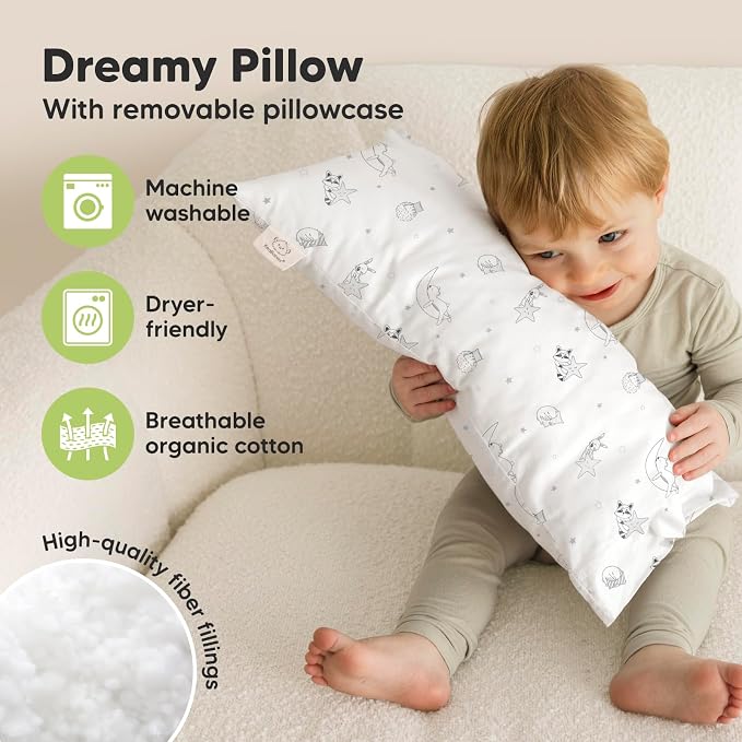 Toddler Pillow with Pillowcase - Image 4