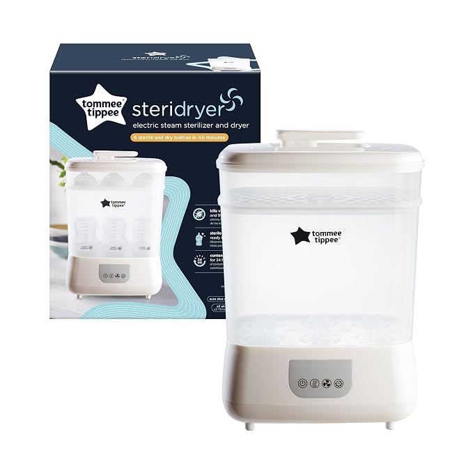 Tommee Tippee Electric Steam Sterilizer and Dryer & Natural Start 14 Piece Baby - Image 2