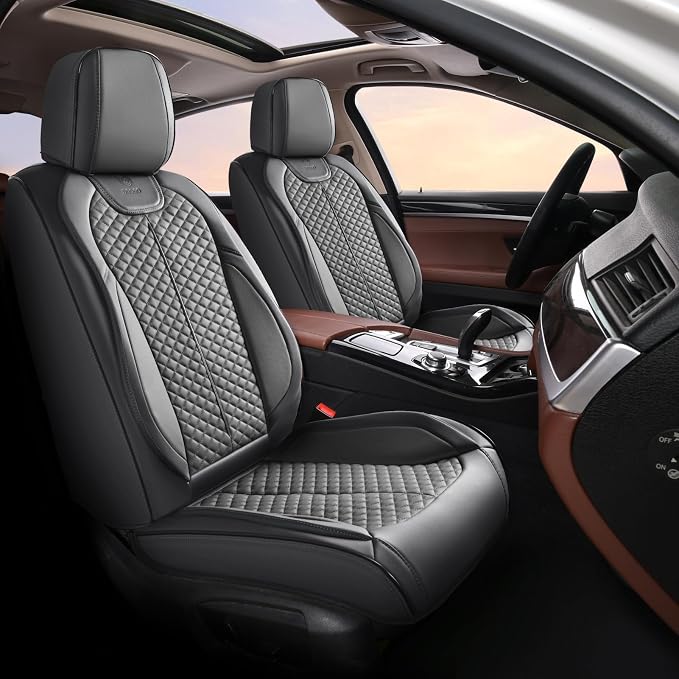 Doogo Car Seat Covers, Front Seat Covers, Automotive Seat Covers 2PCS, Luxury by Doogo