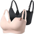 Momcozy Nursing Bras for Breastfeeding, YN21 Seamless Ultra Comfort Maternity by Momcozy