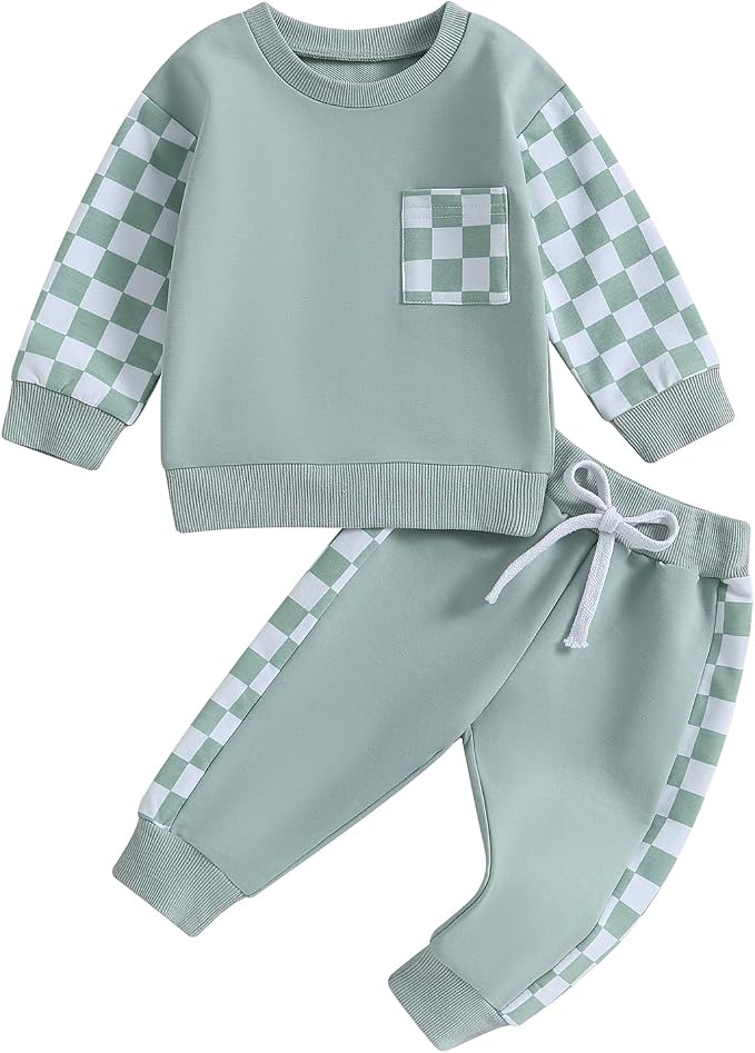 Fernvia Toddler Baby Girl Clothes 3 6 9 12 18 24 Months Fall Outfits Solid Long by Fernvia
