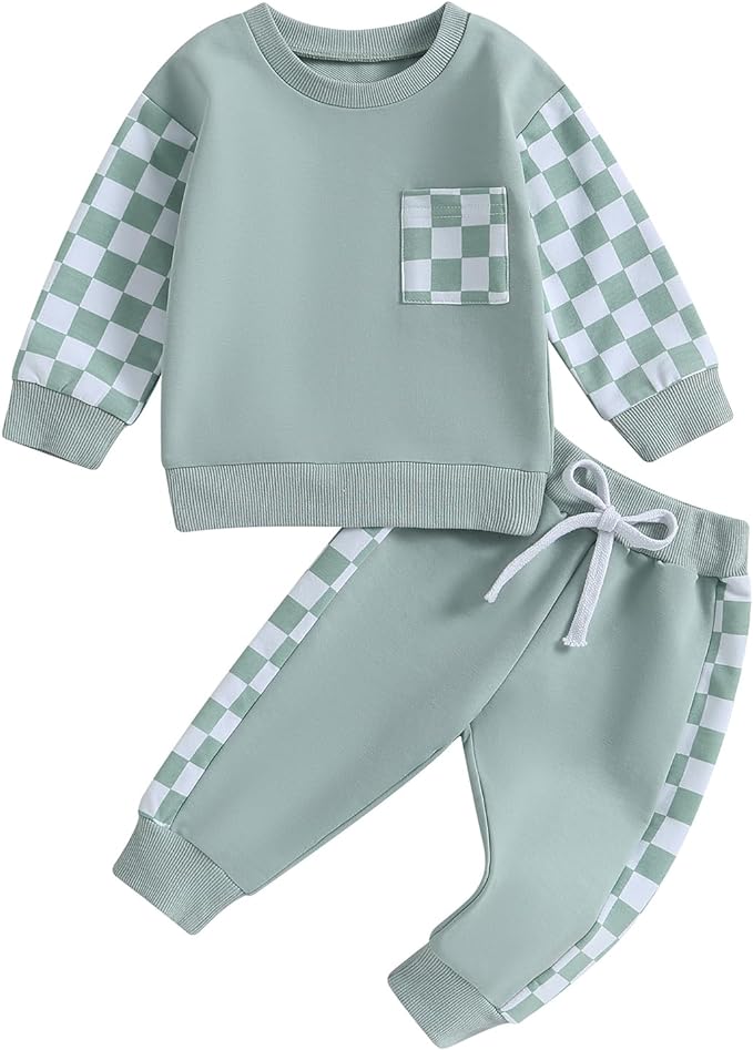 Fernvia Toddler Baby Girl Clothes 3 6 9 12 18 24 Months Fall Outfits Solid Long by Fernvia