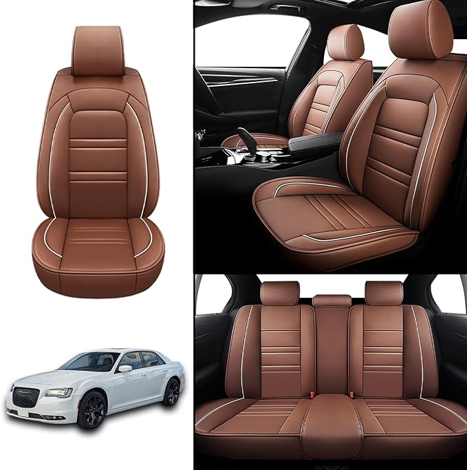 Seat Covers for Chrysler Car 300 2005-2023 | 5-Seats Leather Seat Covers - Image 2
