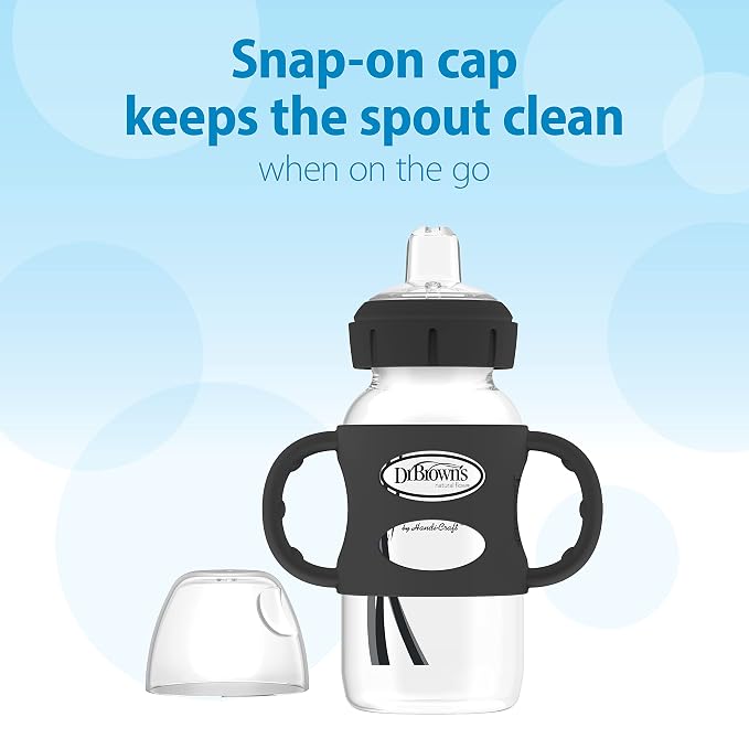 Dr. Brown's Milestones Wide-Neck Sippy Spout Bottle - Image 4