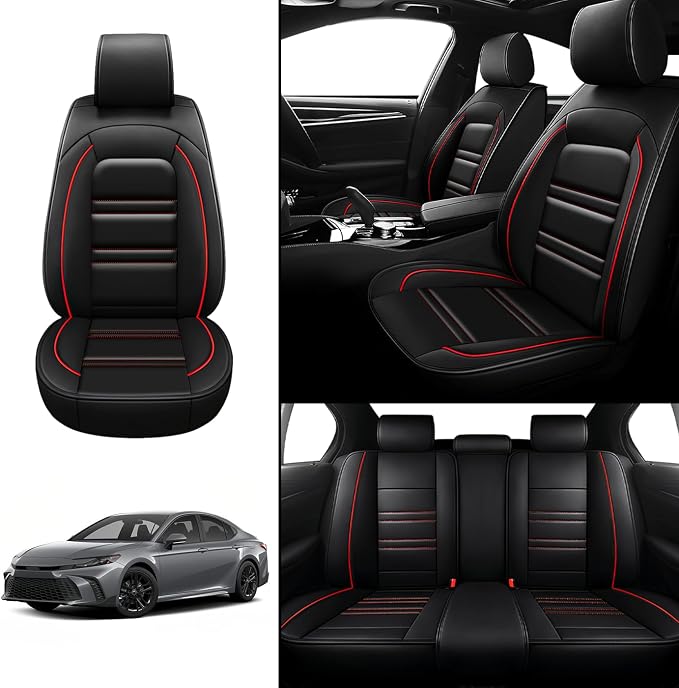 Seat Covers for Toyota Camry 2002-2025 | 5-Seats Leather Seat Covers - Image 2