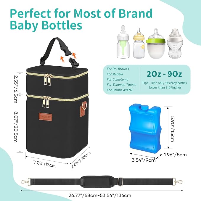 PIIOSER Baby Bottle Tote Bag - Image 5