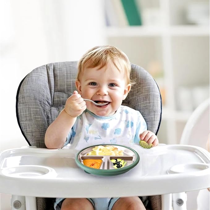 3Pack Sainless Steel Kids Plates - Image 3