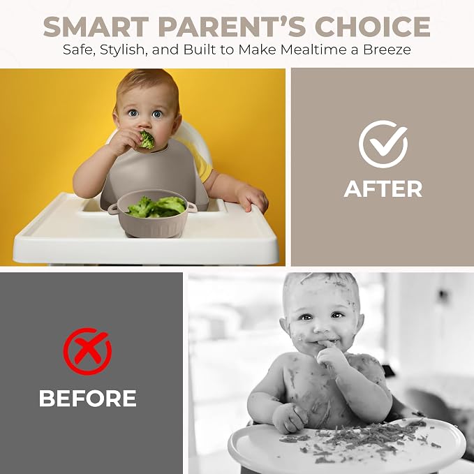 SiliFeed Silicone Baby Feeding Set – Durable, Non-Toxic Mealtime Kit - Image 5