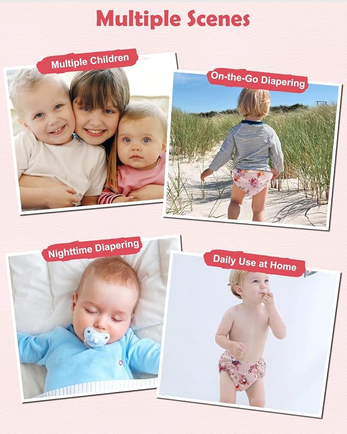 Babygoal Cloth Diaper Covers 6 Pack - Image 5