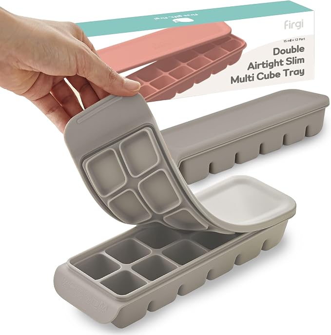 12 Section-0.5oz, Fruit Vegetable Purees, Breastmilk Storage by FIRGI-FirstGift