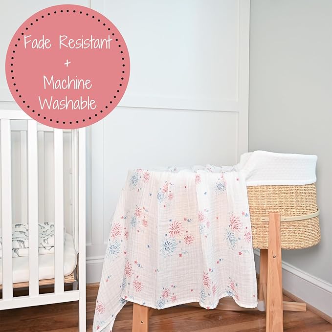 LollyBanks Swaddle Blanket 100% Cotton, Muslin Swaddle Blankets Lightweight - Image 5