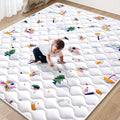 Baby Play Mat - 79" X 63", Premium Thicker Foam One-Piece Crawling Mat by VibeBear