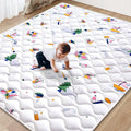 Baby Play Mat - 71" X 59", Premium Thicker Foam One-Piece Crawling Mat by VibeBear