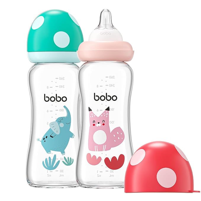 YOHKOH Natural Glass Baby Bottle by Home