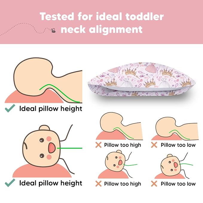 Toddler Pillow with Pillowcase - Image 6
