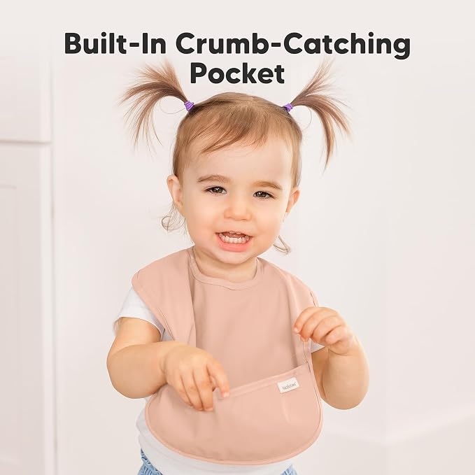 3-Pack Waterproof Baby Bibs for Eating - Image 5
