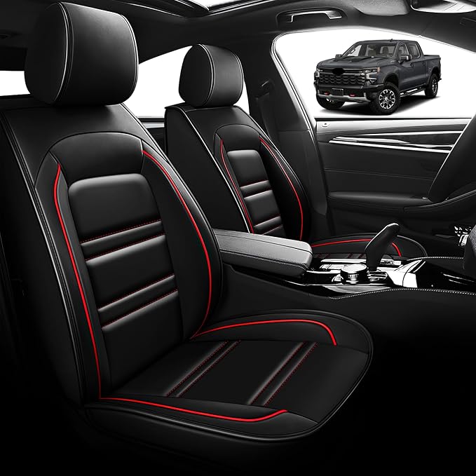 Seat Cover for Chevy Silverado 1500 2007-2025 | Car Seat Covers Front Seats - Image 2