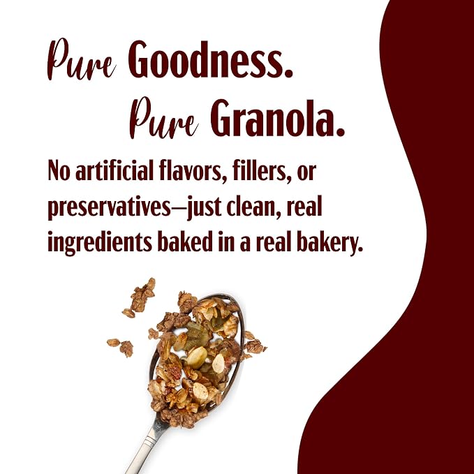 TGB Chocolate Coconut Granola, Crunchy Almond Butter Clusters, Low Sugar - Image 3