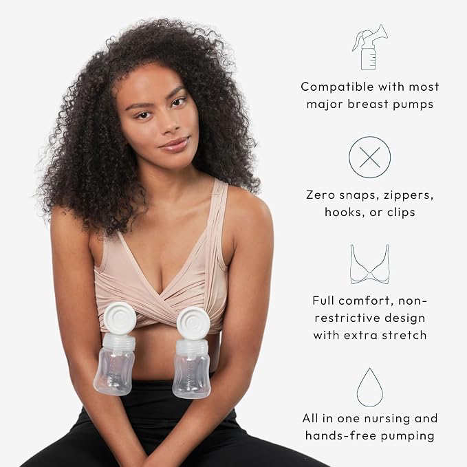 Larken Hands Free Pumping Bra for Breastfeeding | Breast Pump - Image 4