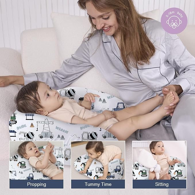 Little Grape Land Nursing Pillow, Upgraded Breast Feeding Pillow - Image 2