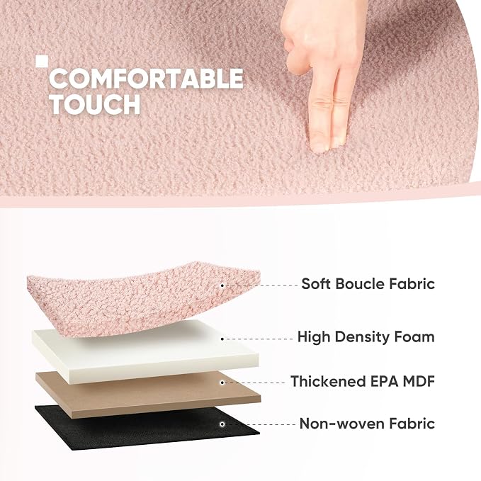 B FSOBEIIALEO Ottoman with Storage - Image 4