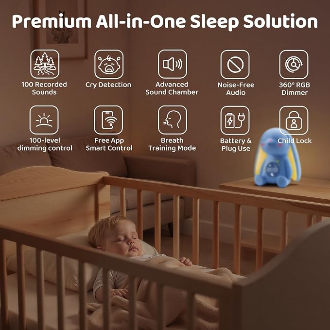 2025 Mom's Choice Awards | White Noise Sound Machine Baby - Image 9