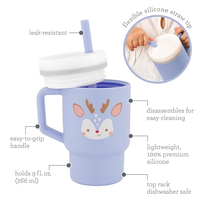 Infantino My 1st Tumbler, Silicone Sippy Cup - Image 5
