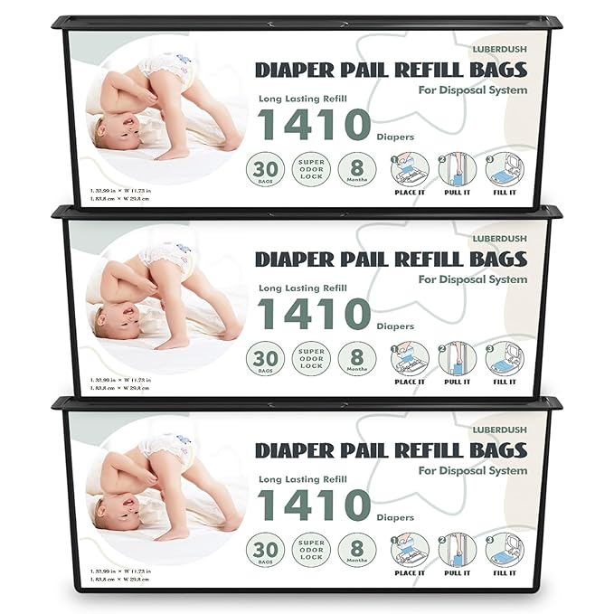 Diaper Pail Refill Bags by Unknown