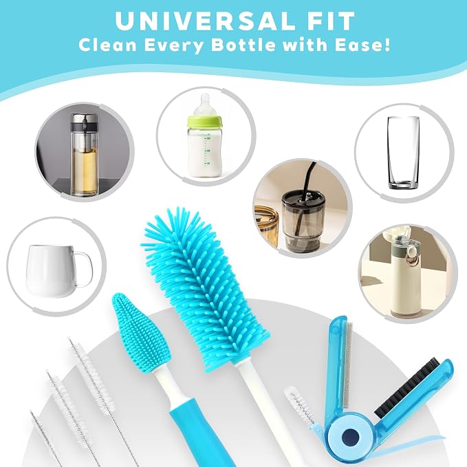 Sosmar 6 Pack Water Bottle Cleaner, Stanley Cup Cleaner Brush Kit - Image 2