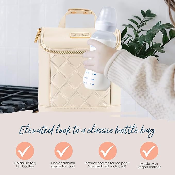 Itzy Ritzy Insulated Bottle Bag – Keeps Bottles Warm or Cool - Image 3