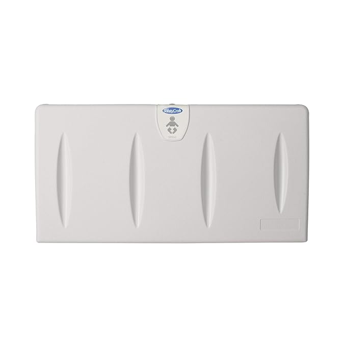 SafetyCraft Horizontal Wall-Mounted Baby Diaper Changing Station by FoundationsChildrensProducts