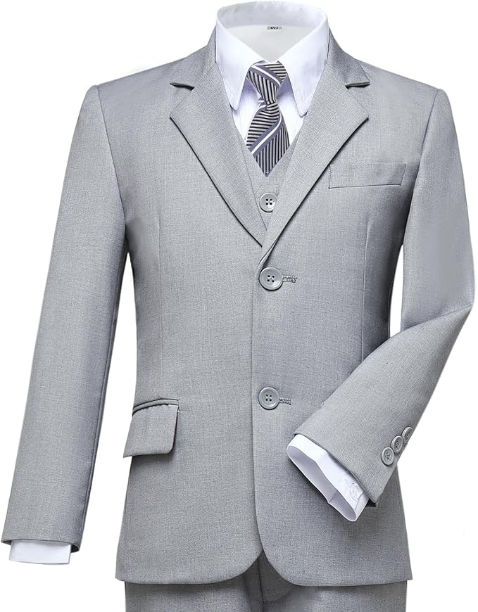 Boys Suit for Kids Tuxedo Suits for Wedding Formal Suit Set Toddler Boy Dress - Image 3