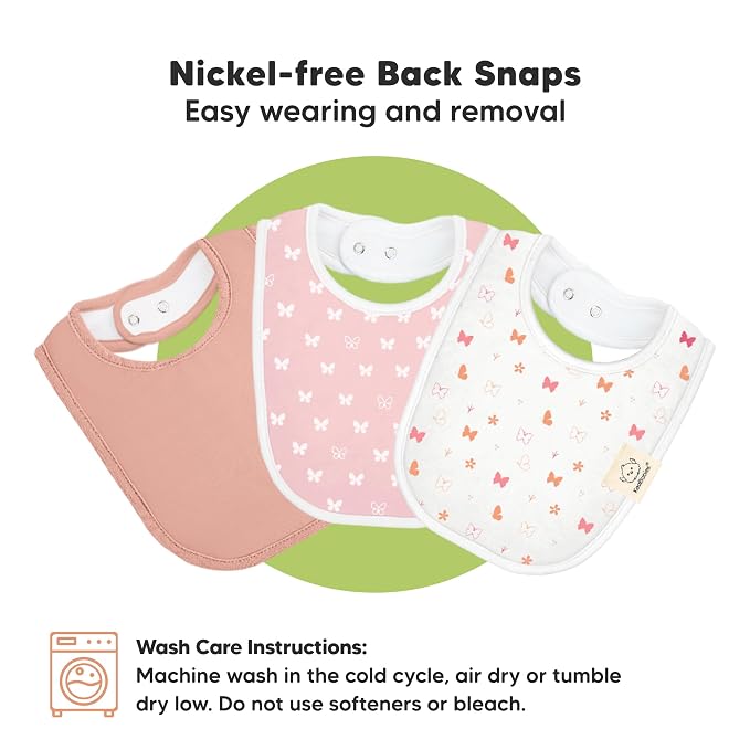 8-Pack Organic Baby Bibs for Boys, Girls - Image 9
