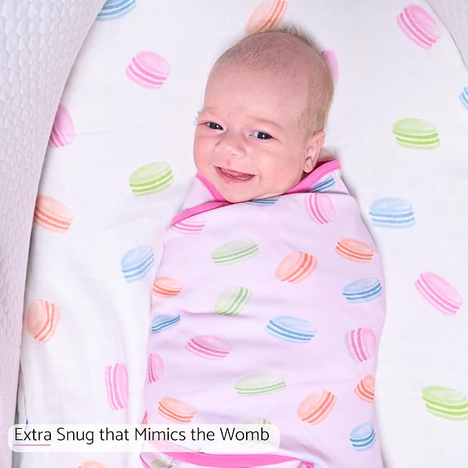 LollyBanks Baby Swaddles 100% Organic Cotton, 0-3 Months Baby Girl Swaddles - Image 3