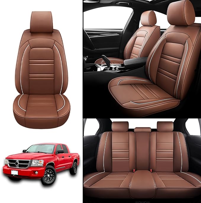 Seat Covers for Dodge Dakota 2000-2011 | 5-Seats Leather Seat Covers - Image 2