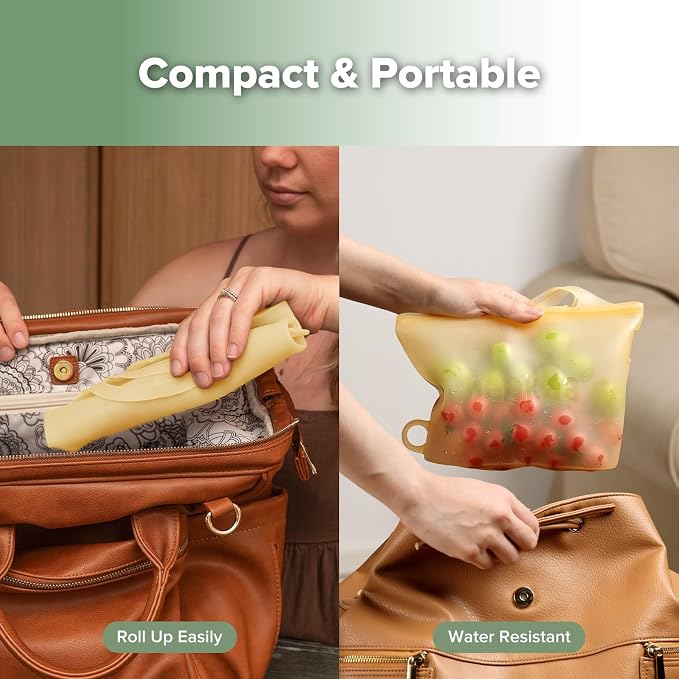 Haakaa On-The-Go Silicone Microwave Steam Sterilizer Bags - Image 8