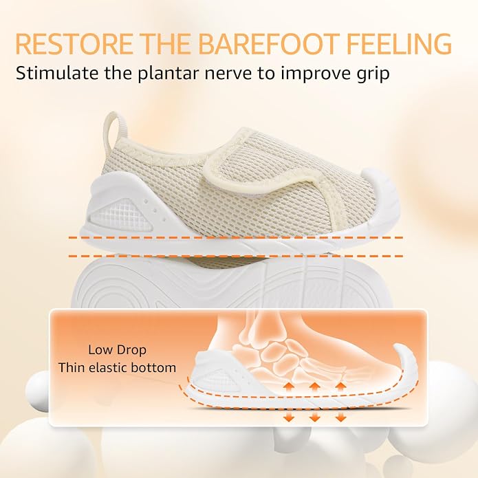 Baby Boys Girls First Walking Shoes Wide Toe Box Infant Sneakers Lightweight - Image 8