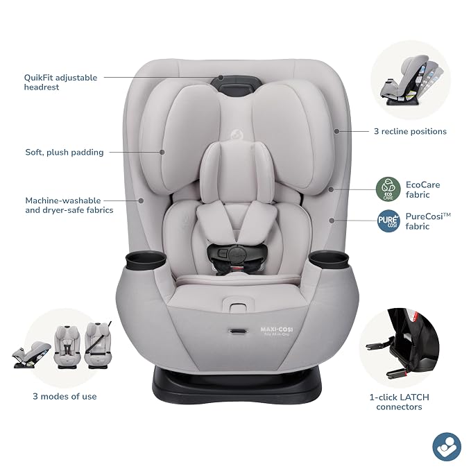 Maxi-COSI Pria All-in-One Convertible Car Seat, Infant to Toddler Car Seat - Image 8