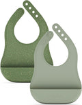 Lalo The Bib - Waterproof, Non-Toxic Silicone Baby Bib by Lalo