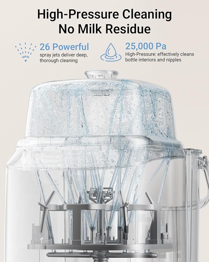 Bear Bottle Washer Pro, Baby Bottle Washer and Sterilizer and Dryer - Image 2