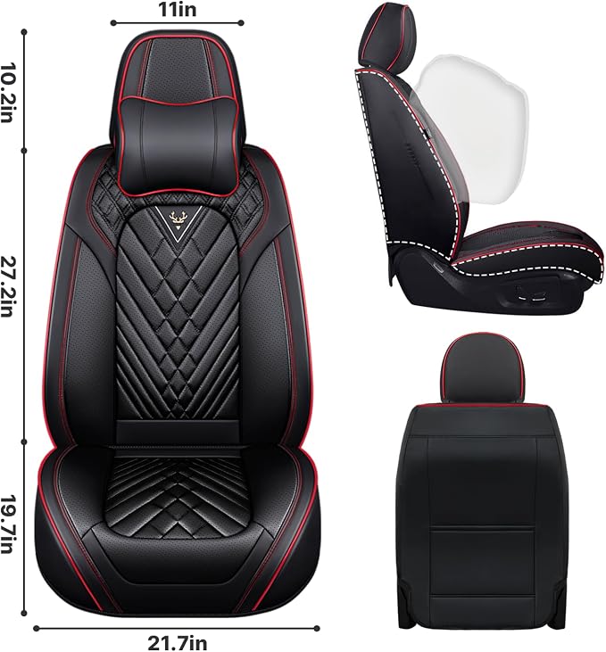 Universal Leather Seat Covers for Cars - Image 2