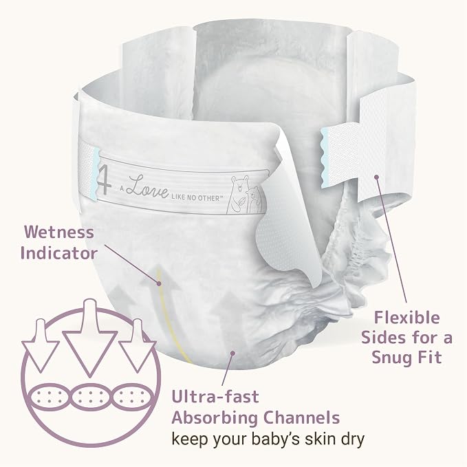 Bambo Nature Hypoallergenic Dream Baby Diapers, Premium Eco-Labeled Sustainable - Image 3
