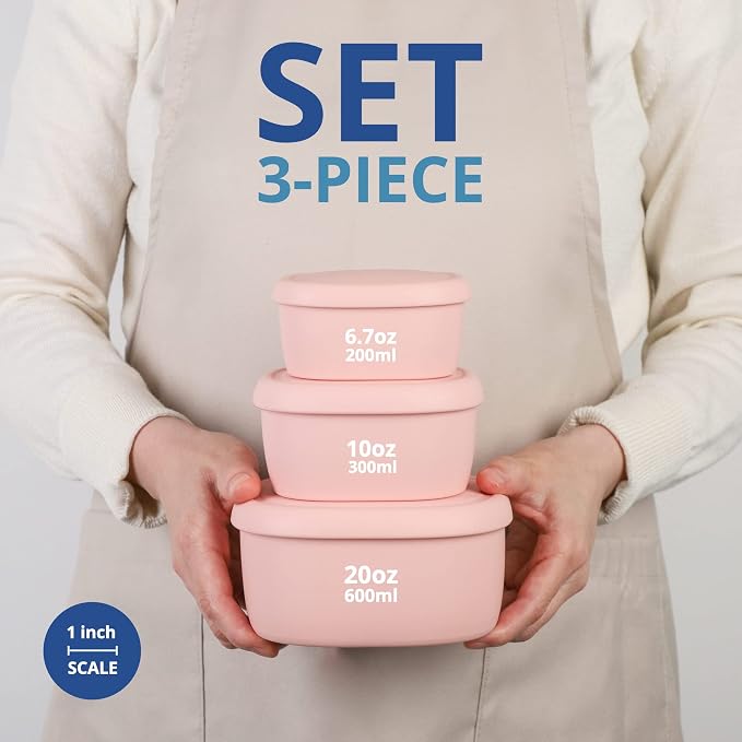 BLUE GINKGO Nesting Silicone Containers - Image 4