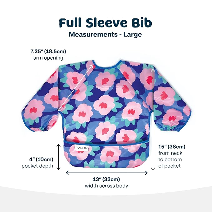 Tiny Twinkle Long Sleeve Bib for Babies & Toddlers – Waterproof Smock Bib for - Image 7