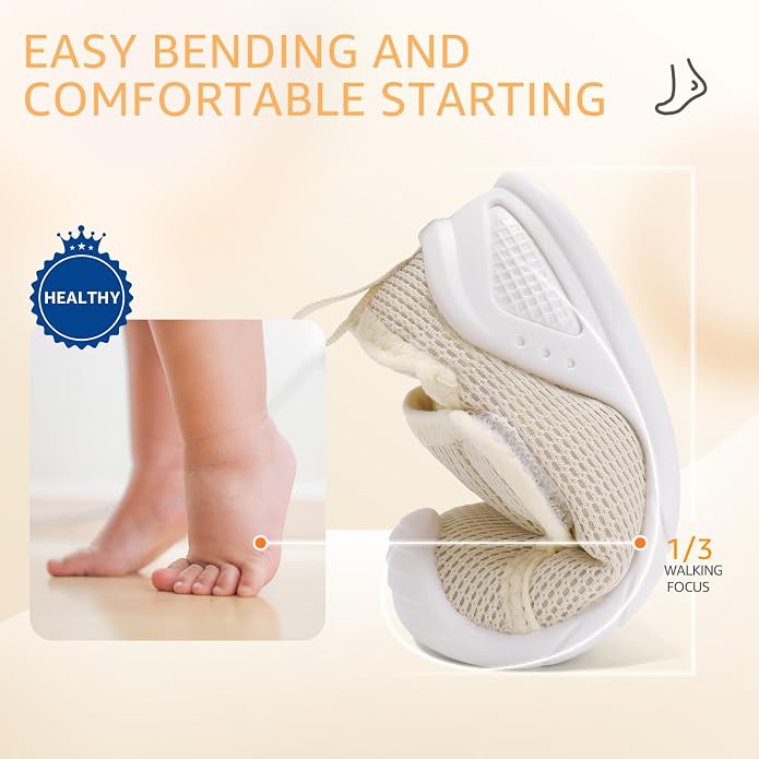 Baby Boys Girls First Walking Shoes Wide Toe Box Infant Sneakers Lightweight - Image 4
