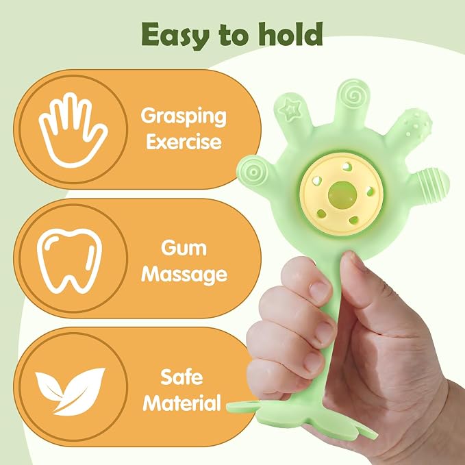 Baby Fruit Food Feeder Set and Teething Toys - Image 7