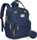 RUVALINO Diaper Bag Backpack, Large Capacity, Waterproof, Peacock Blue by RUVALINO