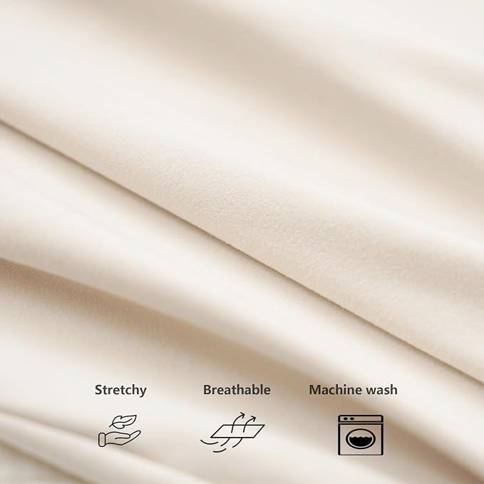 Konssy 2 Pack Nursing Pillow Covers, Stretchy and Soft Nursing Cover - Image 4