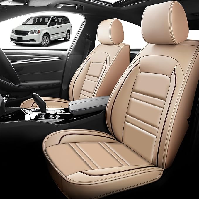 Seat Cover for Dodge Grand Caravan 1999-2020 | Car Seat Covers Front Seats - Image 2
