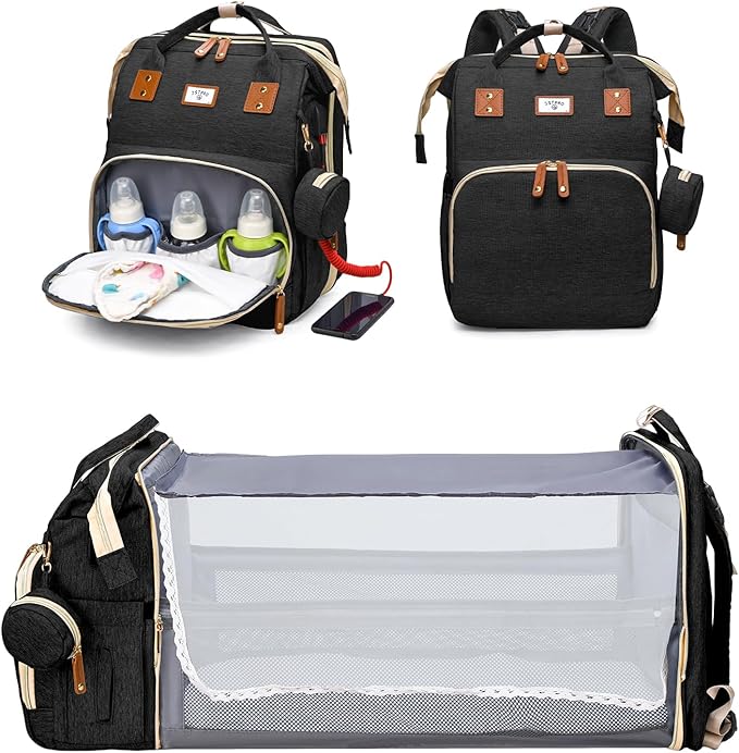 Diaper Bag Backpack, Large Waterproof Lightweight Diaper Bag by JSTPRO